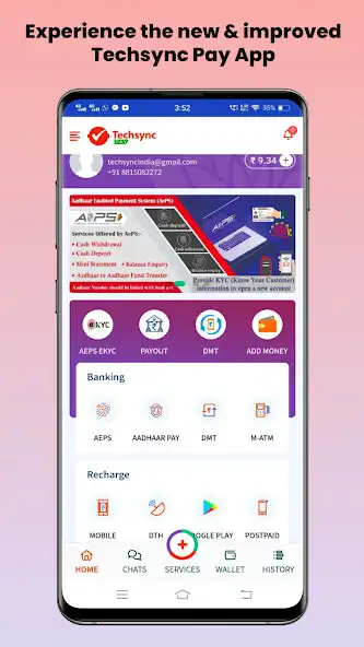 Play Techsync Pay - AePS, Micro ATM as an online game Techsync Pay - AePS, Micro ATM with UptoPlay