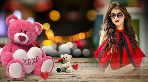 Play Teddy Bear Photo Frame : Love Teddy Photo Editor as an online game Teddy Bear Photo Frame : Love Teddy Photo Editor with UptoPlay