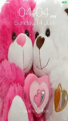 Play Teddy Bear Pin Screen Lock