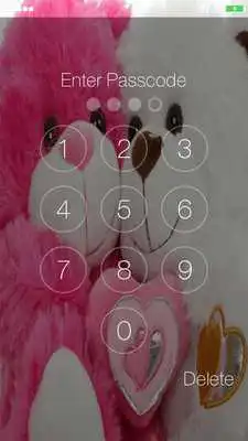 Play Teddy Bear Pin Screen Lock