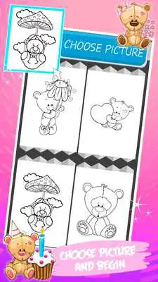 Play Teddy Bears Coloring Book Play Teddy Bears Coloring Book