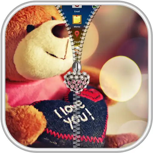Play Teddy Bear Zipper Lock Screen APK