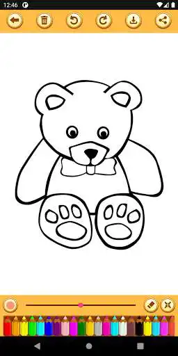 Play Teddy Coloring Book  and enjoy Teddy Coloring Book with UptoPlay
