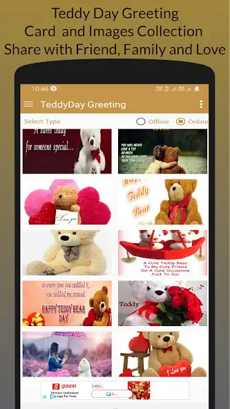 Play Teddy Day Greeting Collection as an online game Teddy Day Greeting Collection with UptoPlay