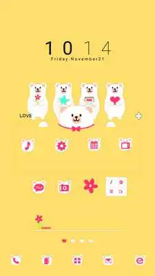 Play Teddy dodol launcher theme