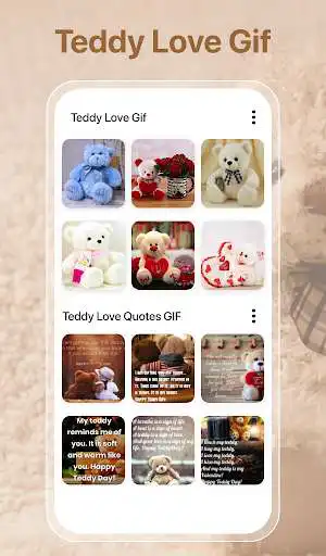 Play Teddy Love GIF as an online game Teddy Love GIF with UptoPlay