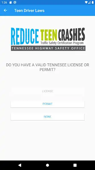 Play Teen Driving Laws TN as an online game Teen Driving Laws TN with UptoPlay