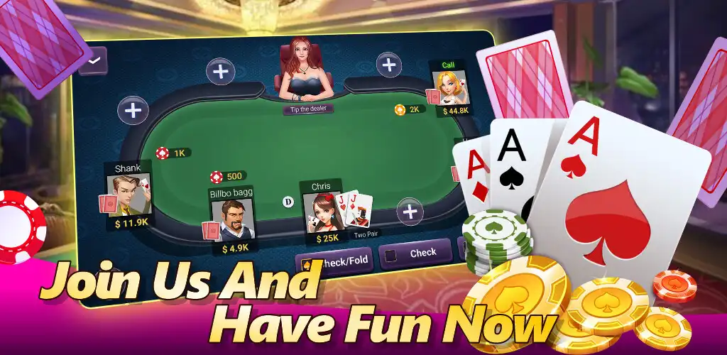 Play Teen Flush Poker  and enjoy Teen Flush Poker with UptoPlay