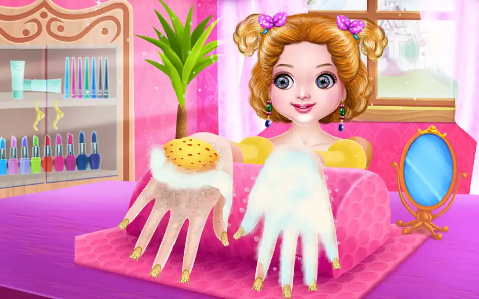 Play Teen Girl Nail Salon as an online game Teen Girl Nail Salon with UptoPlay