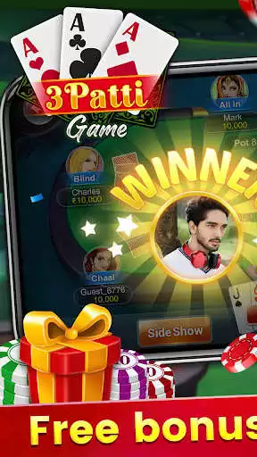 Play Teen Patti Game - Fun Game To Play With Friends  and enjoy Teen Patti Game - Fun Game To Play With Friends with UptoPlay