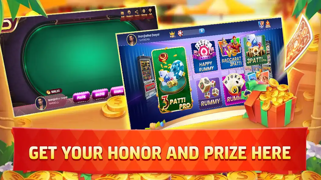 Play Teen Patti Get as an online game Teen Patti Get with UptoPlay