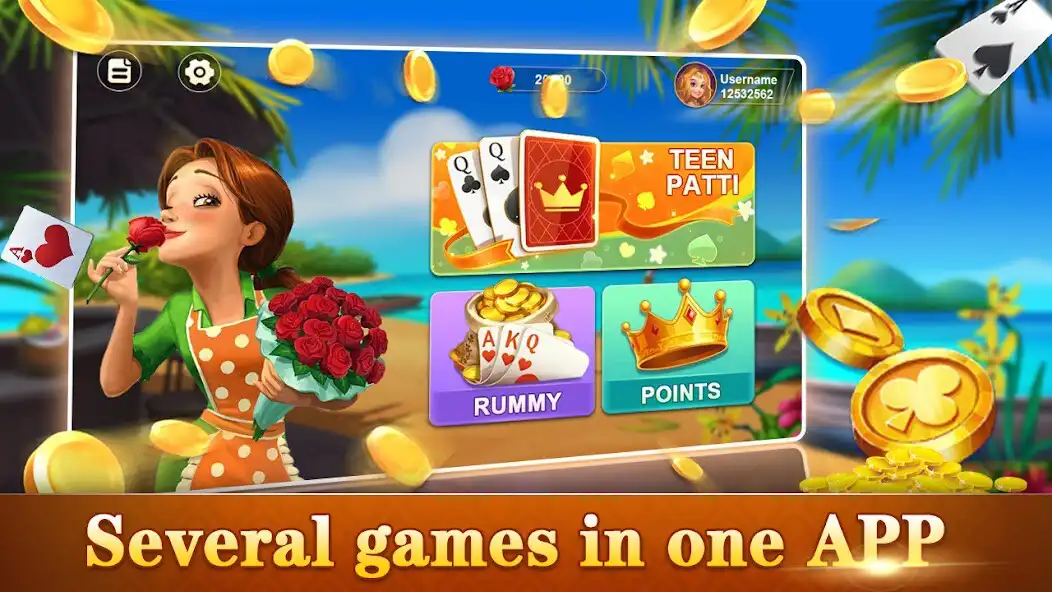 Play Teen Patti Grand - lucky games as an online game Teen Patti Grand - lucky games with UptoPlay