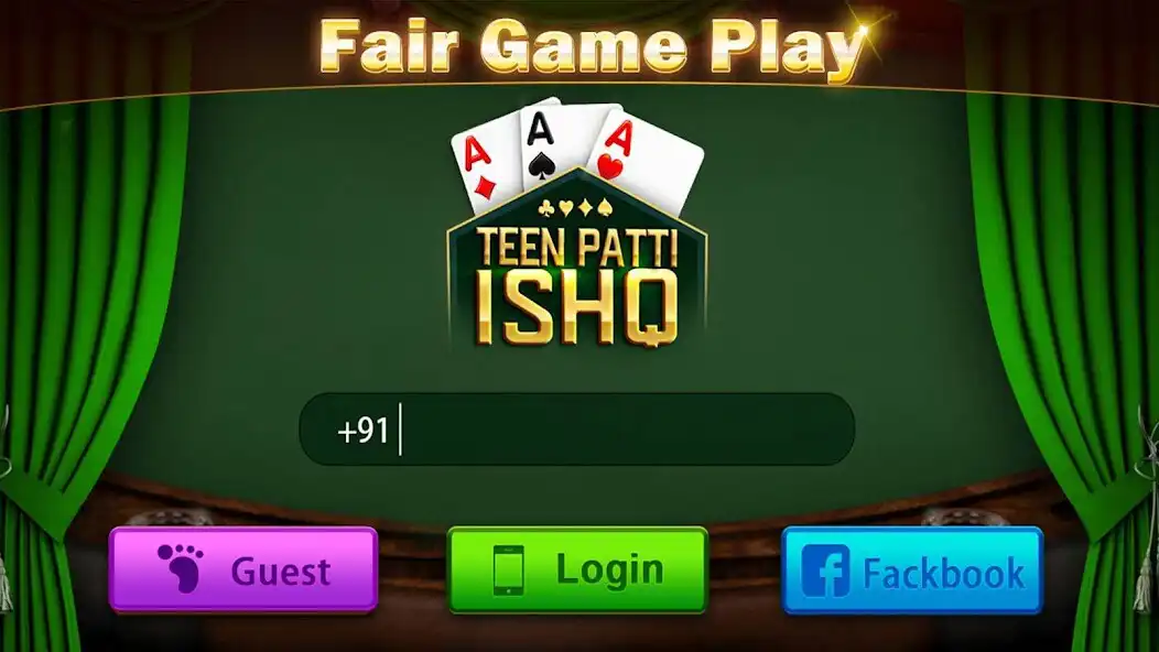 Play Teen Patti Ishq - Online Poker as an online game Teen Patti Ishq - Online Poker with UptoPlay