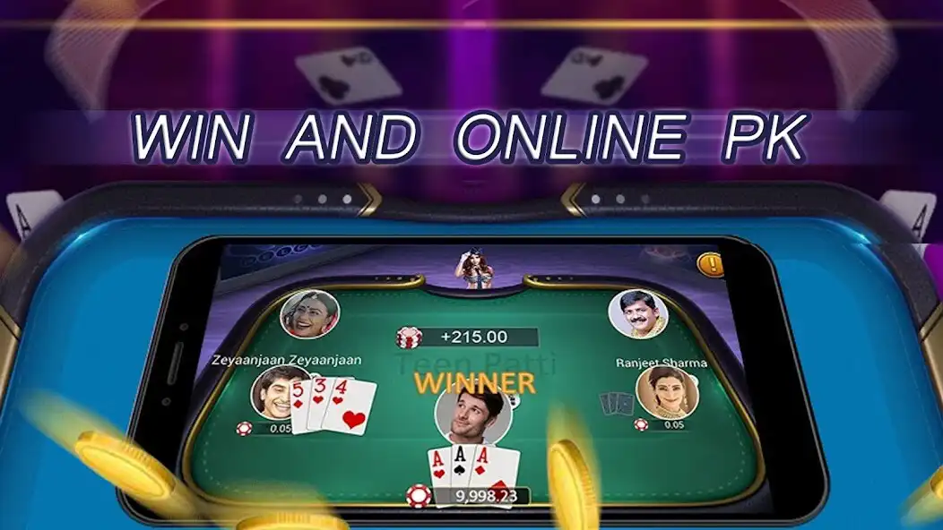 Play TeenPattiJoker as an online game TeenPattiJoker with UptoPlay