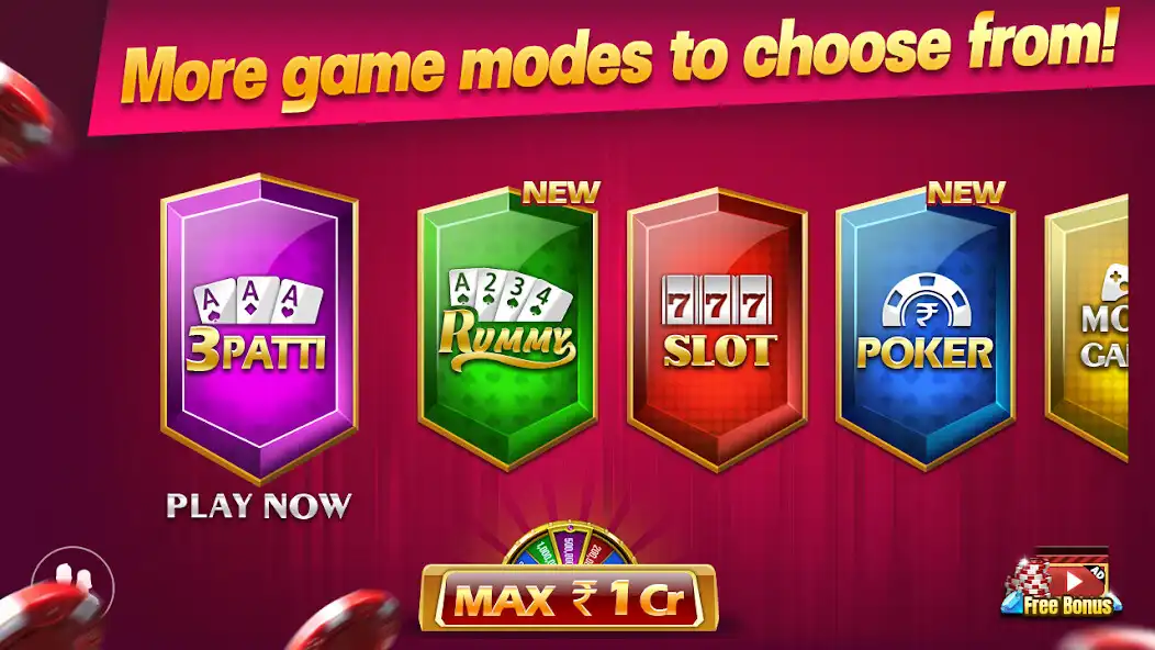 Play Teen Patti King-3 Patti Poker  and enjoy Teen Patti King-3 Patti Poker with UptoPlay