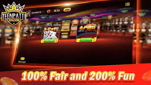 Play TeenPatti Kingdom as an online game TeenPatti Kingdom with UptoPlay