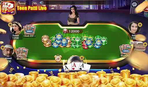 Play Teen Patti Live-Super 3Patti Game as an online game Teen Patti Live-Super 3Patti Game with UptoPlay