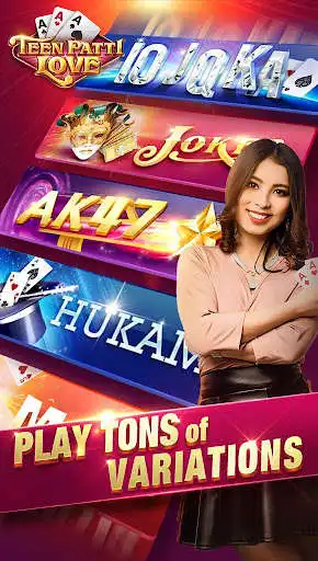 Play Teen Patti Love - 3 Patti  and enjoy Teen Patti Love - 3 Patti with UptoPlay