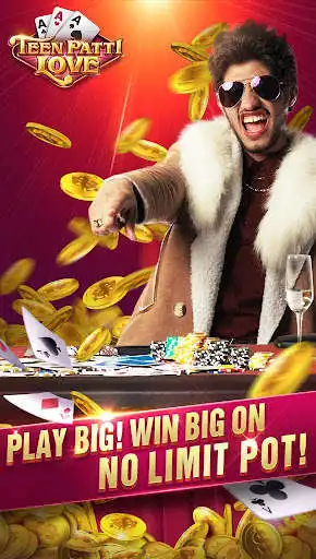 Play Teen Patti Love - 3 Patti as an online game Teen Patti Love - 3 Patti with UptoPlay