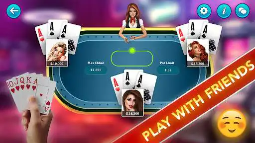 Play Teen Patti Pro - 3 Patti Game as an online game Teen Patti Pro - 3 Patti Game with UptoPlay