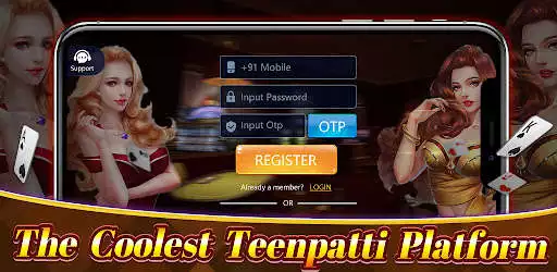Play Teen patti-Real 3 patti and rummy games as an online game Teen patti-Real 3 patti and rummy games with UptoPlay
