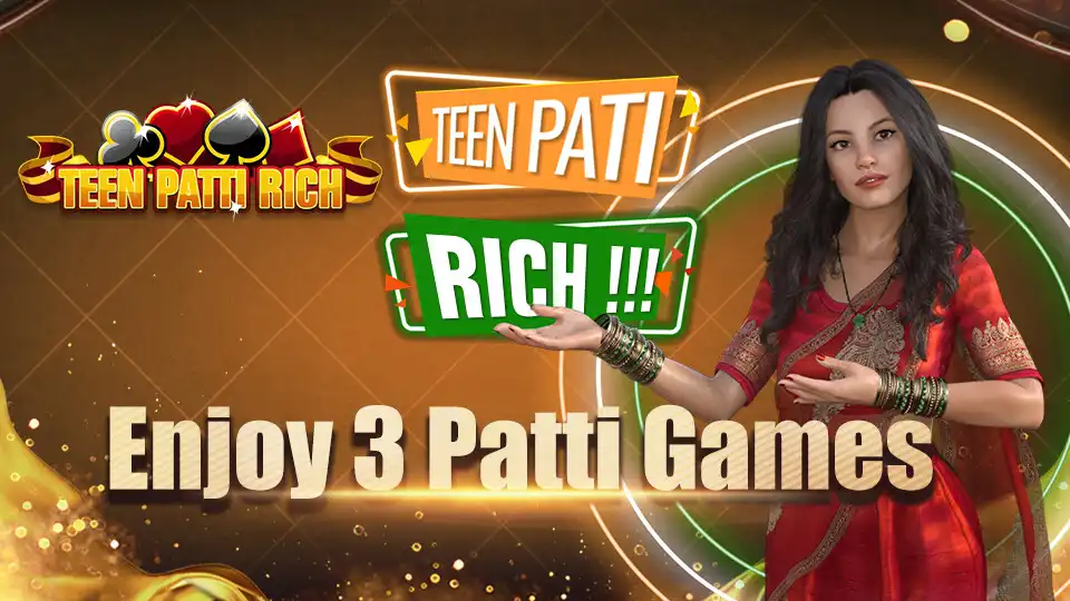 Play Teen Patti Rich - Best 3 Patti  Rummy  Poker  and enjoy Teen Patti Rich - Best 3 Patti  Rummy  Poker with UptoPlay