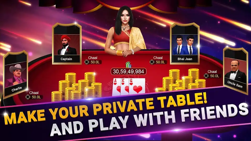 Play Teen Patti Tycoon - TPT  and enjoy Teen Patti Tycoon - TPT with UptoPlay