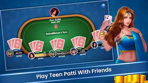 Play Teen Patti VIP - 3 Patti & Online Card Game  and enjoy Teen Patti VIP - 3 Patti & Online Card Game with UptoPlay
