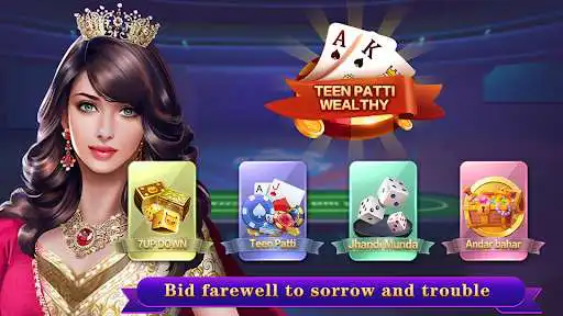 Play Teen Patti Wealthy as an online game Teen Patti Wealthy with UptoPlay