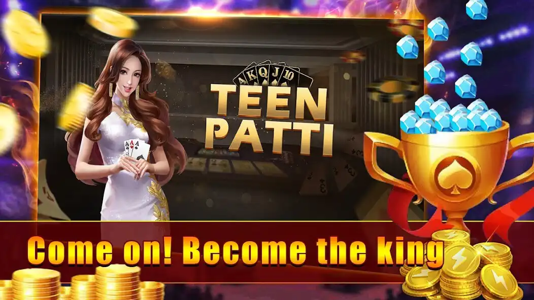 Play Teen Patti - Win a gold coin  and enjoy Teen Patti - Win a gold coin with UptoPlay
