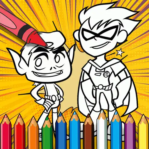 Play Teen Titans go coloring game APK