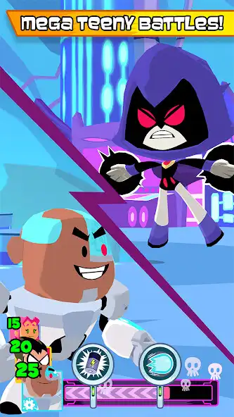 Play Teeny Titans - Teen Titans Go! as an online game Teeny Titans - Teen Titans Go! with UptoPlay