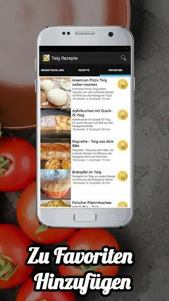 Play Teig Rezepte App as an online game Teig Rezepte App with UptoPlay