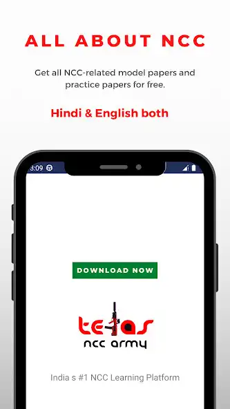 Play Tejas NCC Army : All about NCC  and enjoy Tejas NCC Army : All about NCC with UptoPlay