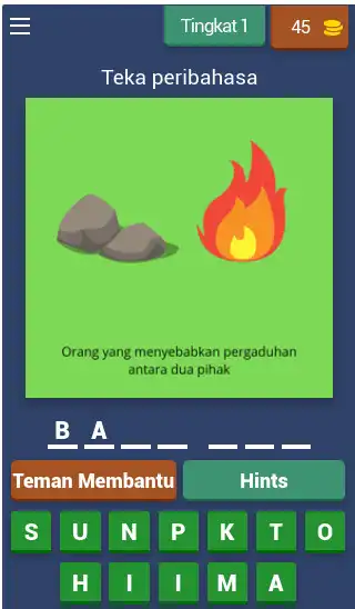 Play Teka Peribahasa  and enjoy Teka Peribahasa with UptoPlay