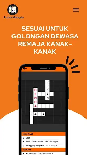 Play Teka Silang Kata Malaysia as an online game Teka Silang Kata Malaysia with UptoPlay