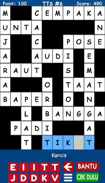 Play Teka Teki Silang - TTS Terbaru as an online game Teka Teki Silang - TTS Terbaru with UptoPlay