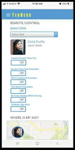 Play TekNekk - Child Smartphone Control & Parental App as an online game TekNekk - Child Smartphone Control & Parental App with UptoPlay