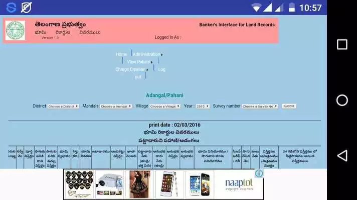 Play TELANGANA Adangal Pahani 4U