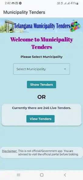 Play Telangana Municipality Tenders  and enjoy Telangana Municipality Tenders with UptoPlay
