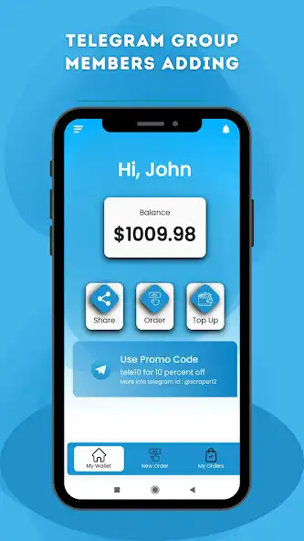 Play Telegram Adder: Members/Views  and enjoy Telegram Adder: Members/Views with UptoPlay
