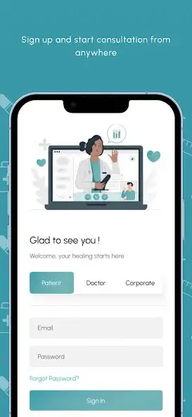 Play Telehealings - Doctor app as an online game Telehealings - Doctor app with UptoPlay