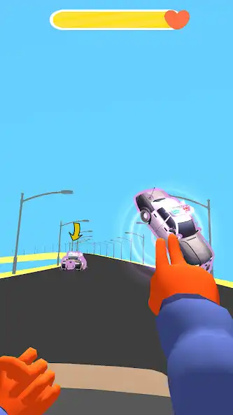 Play Telekinesis Race 3D as an online game Telekinesis Race 3D with UptoPlay