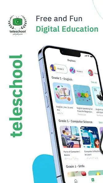 Play TeleSchool Pakistan  and enjoy TeleSchool Pakistan with UptoPlay