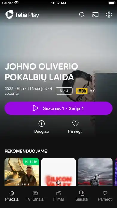 Play Telia Play LT  and enjoy Telia Play LT with UptoPlay