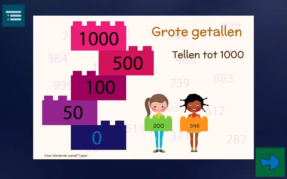 Play Tellen tot 1000  and enjoy Tellen tot 1000 with UptoPlay