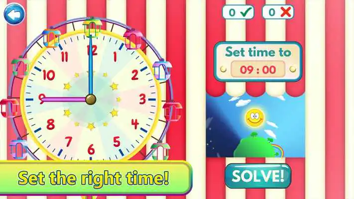 Play Telling Time Interactive Clock