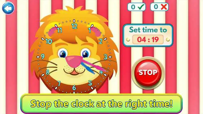 Play Telling Time Interactive Clock