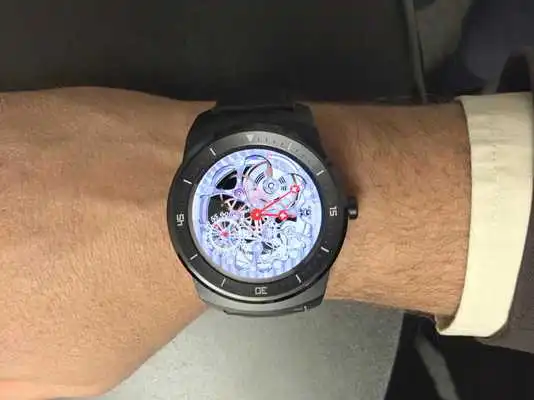 Play Tells Round Skeleton Watch NC