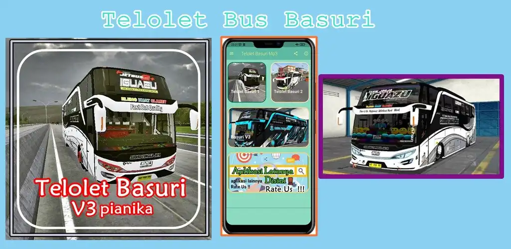 Play Telolet Basuri V3 as an online game Telolet Basuri V3 with UptoPlay